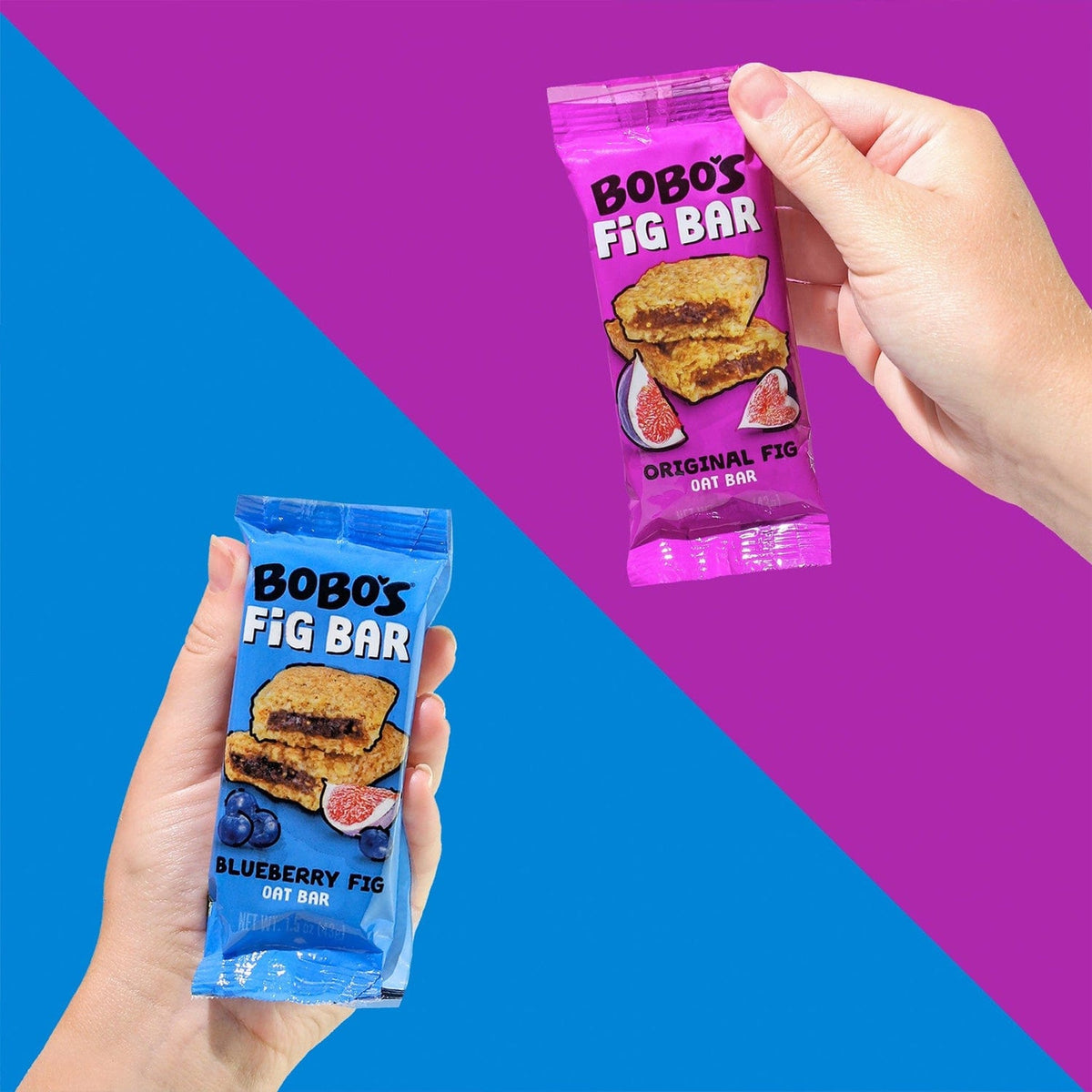 Bobo's Barras De Higo Surtidas Original Y Mora Azul