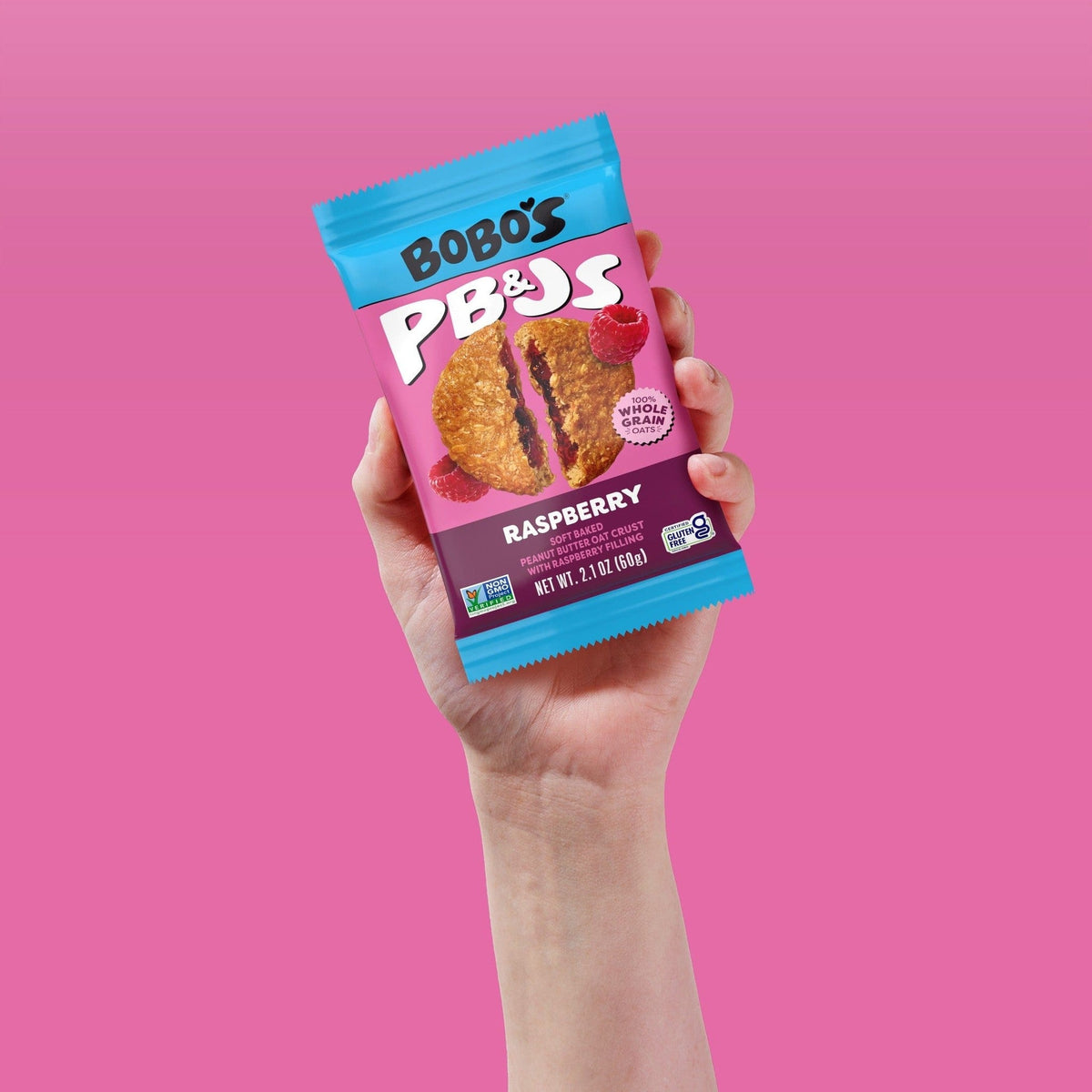 Bobo's Snack De Avena PB&J Frambuesa
