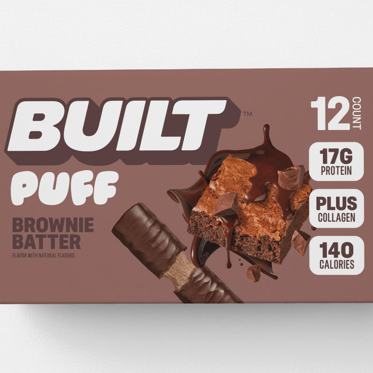 Built Puff Barra De Proteína Brownie Batter