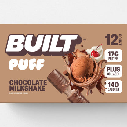 Built Puff Barra De Proteína Malteada De Chocolate