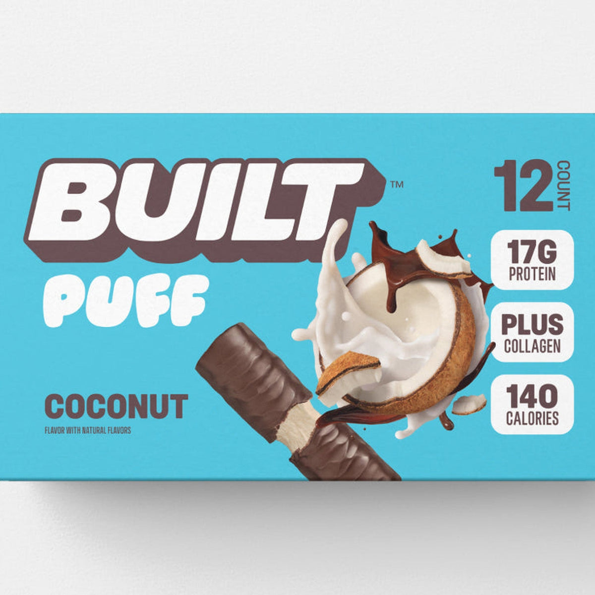 Built Puff Barra De Proteína Coco