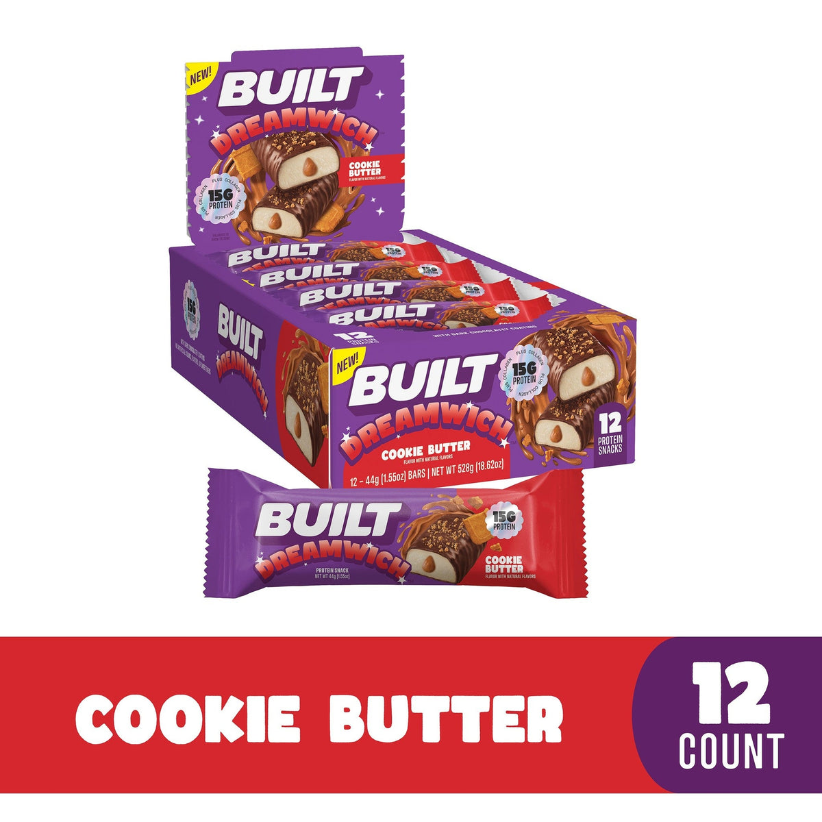 Built Dreamwich Barra De Proteína Cookie Butter