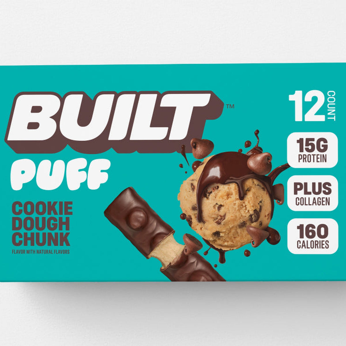 Built Puff Barra De Proteína Cookie Dough Chunk