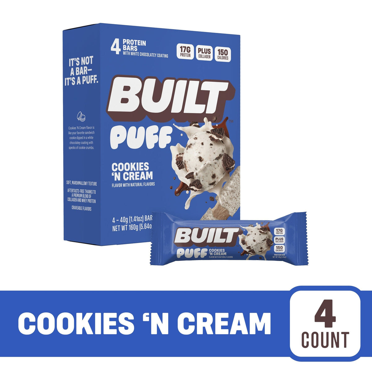Built Cookies N Cream Puff
