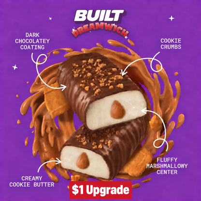 Built Dreamwich Barra De Proteína Cookie Butter 4 Piezas