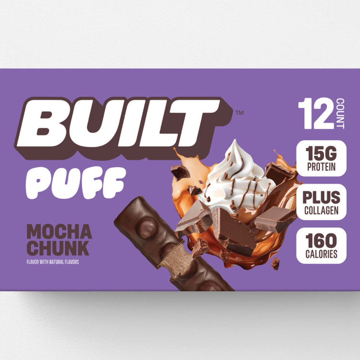 Built Puff Barra De Proteína Moka