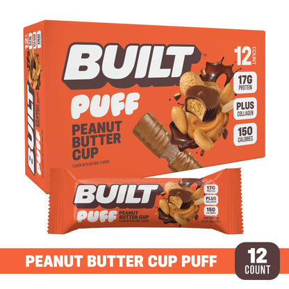 Built Puff Barra De Proteína Peanut Butter Cup