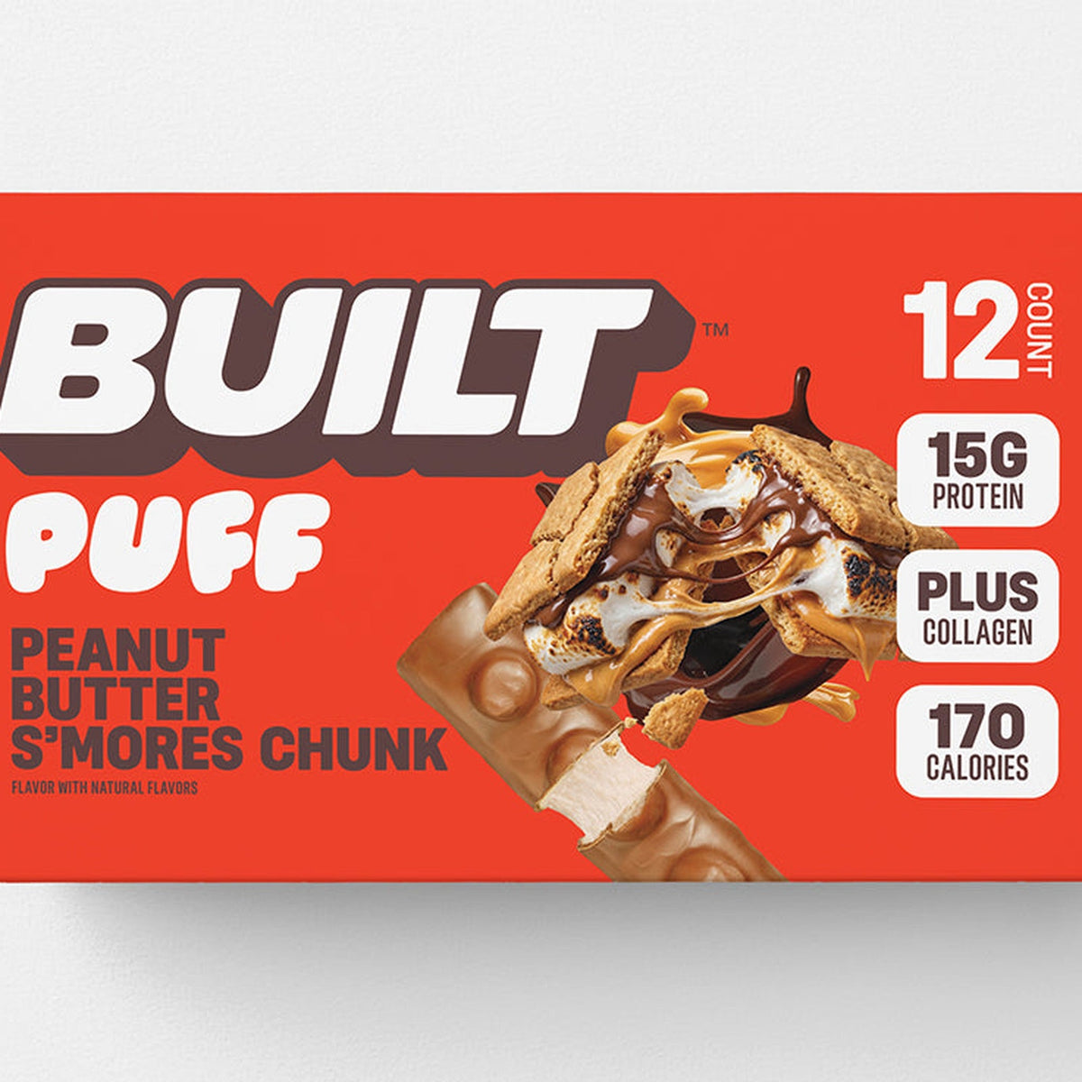 Built Puff Barra De Proteína Crema De Cacahuate S'mores