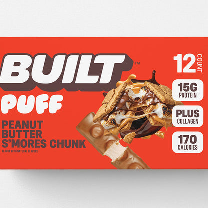 Built Puff Barra De Proteína Crema De Cacahuate S'mores