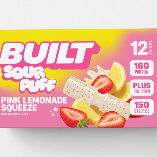 Built Barra De Proteína Limonada Rosa