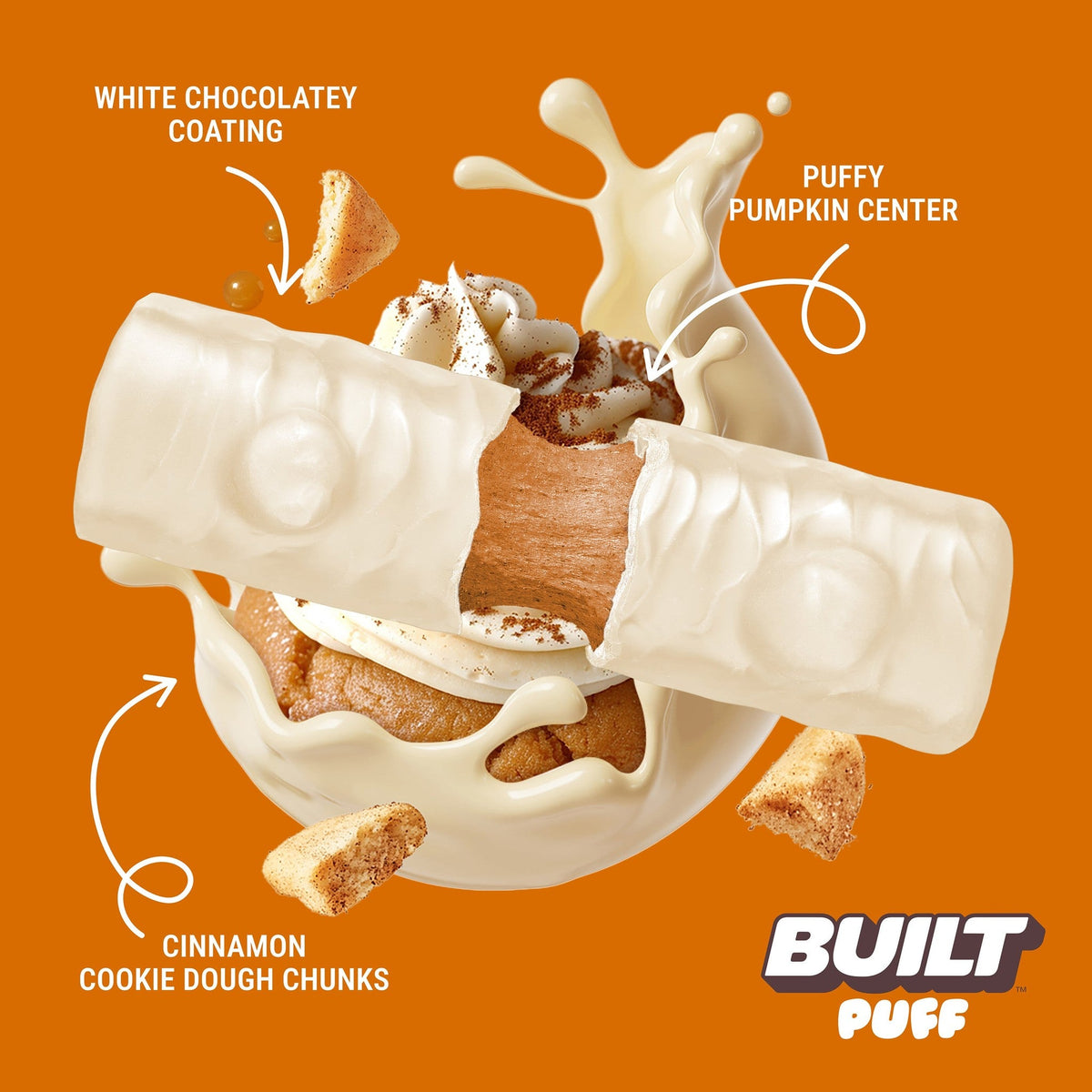 Built Barra De Proteína Galleta De Calabaza