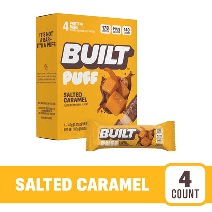 Built Puff Barra De Proteína Caramelo Salado