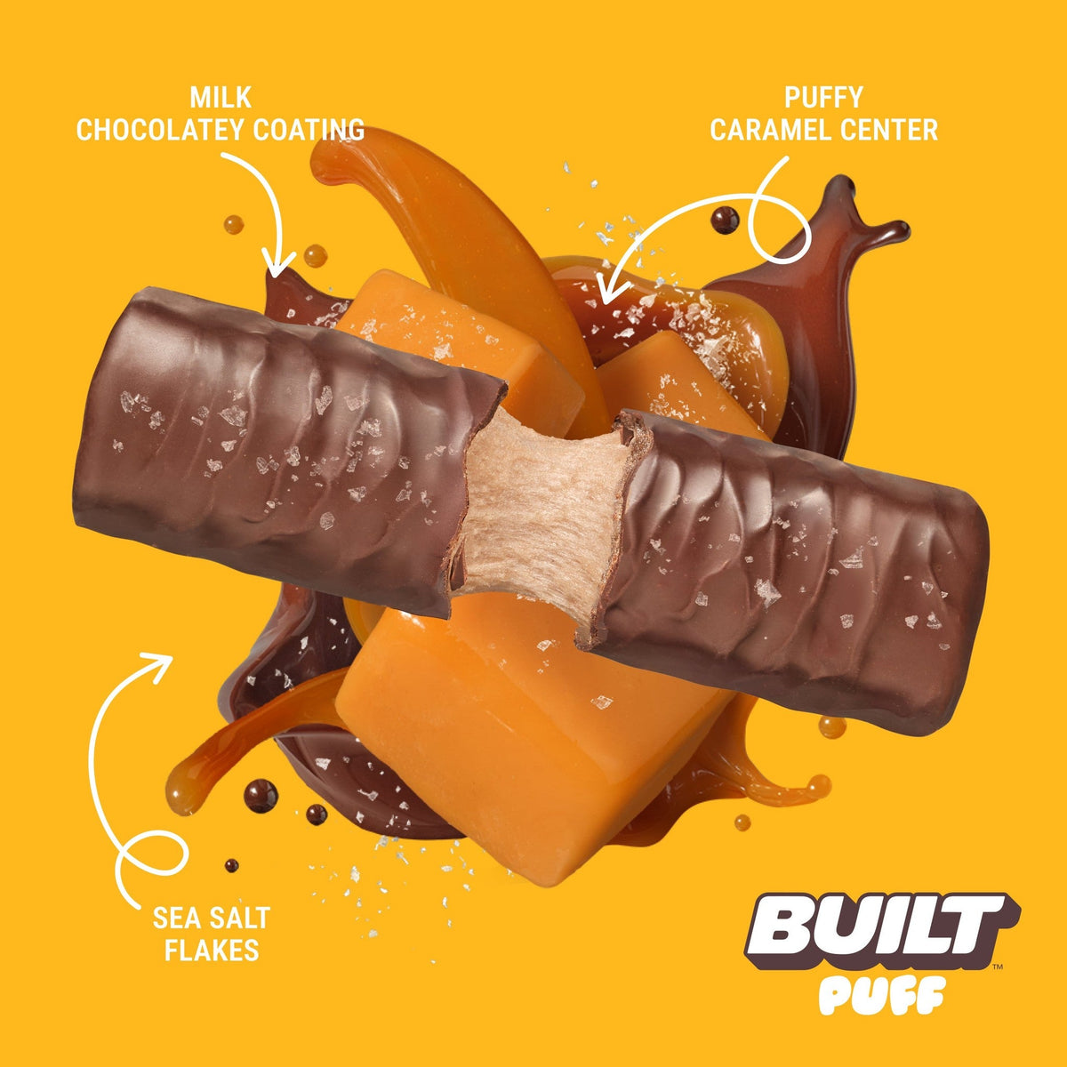 Built Barra De Proteína Caramelo Salado
