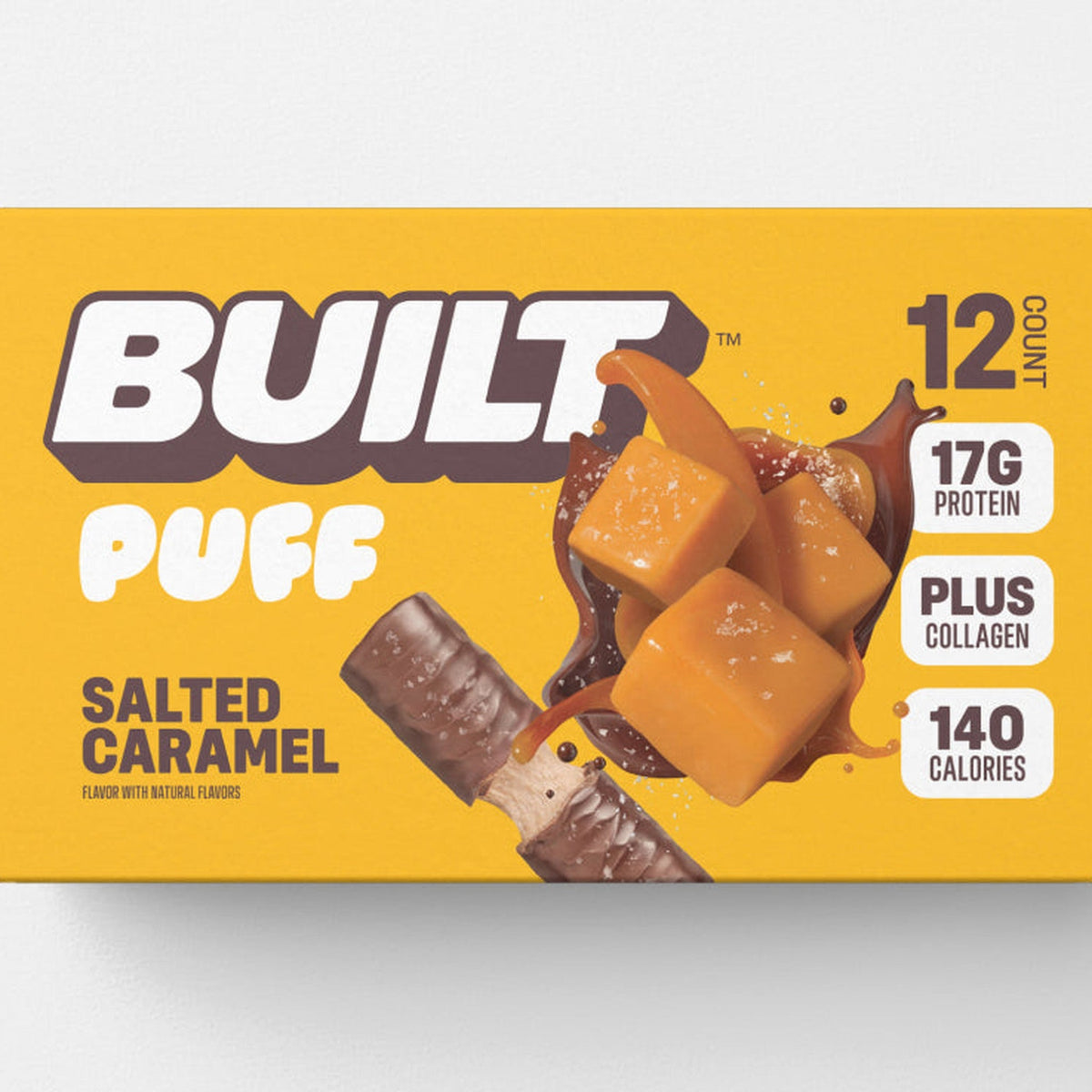 Built Puff Barra De Proteína Caramelo Salado