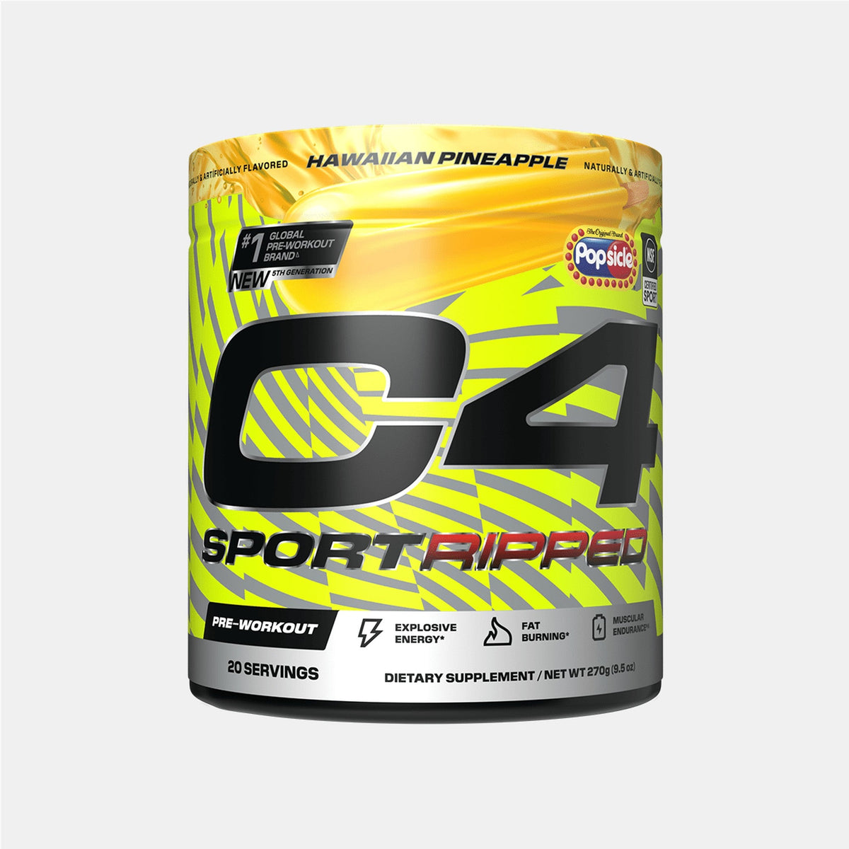 C4 Sport Ripped Pre-Entreno Popsicle