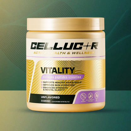 C4 Creatina En Polvo Vitality Con Péptidos De Colágeno