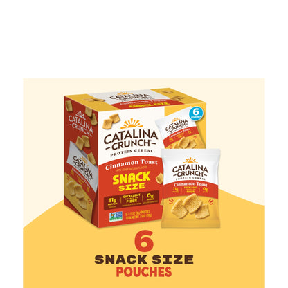 Catalina Crunch Cinnamon Toast Snack Size Cereal Multipack