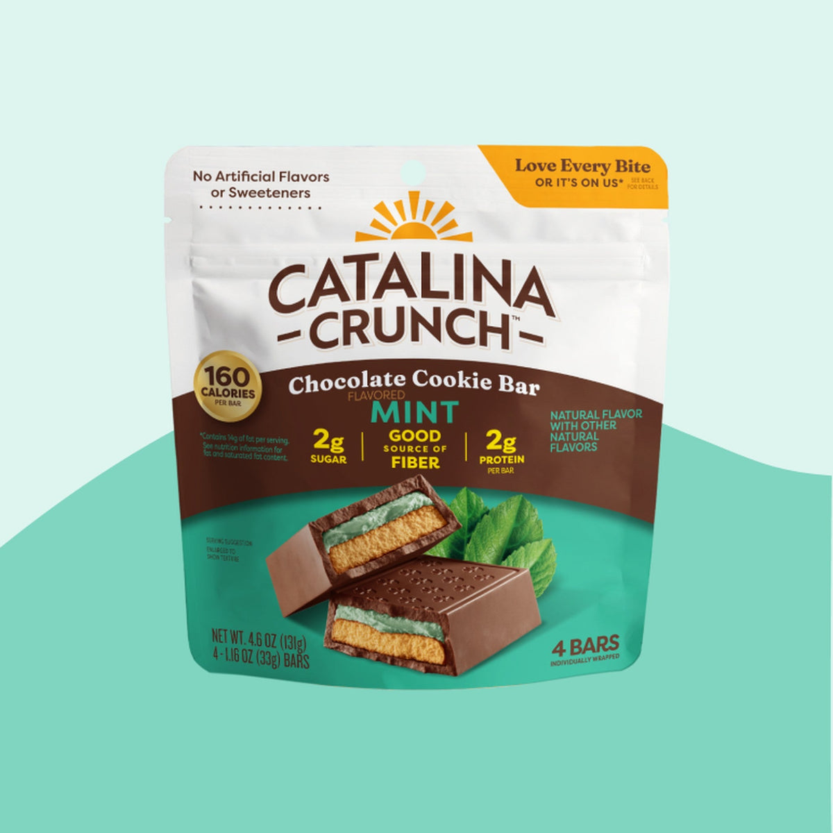 Catalina Crunch Galletas Sándwich Keto Chocolate Con Menta