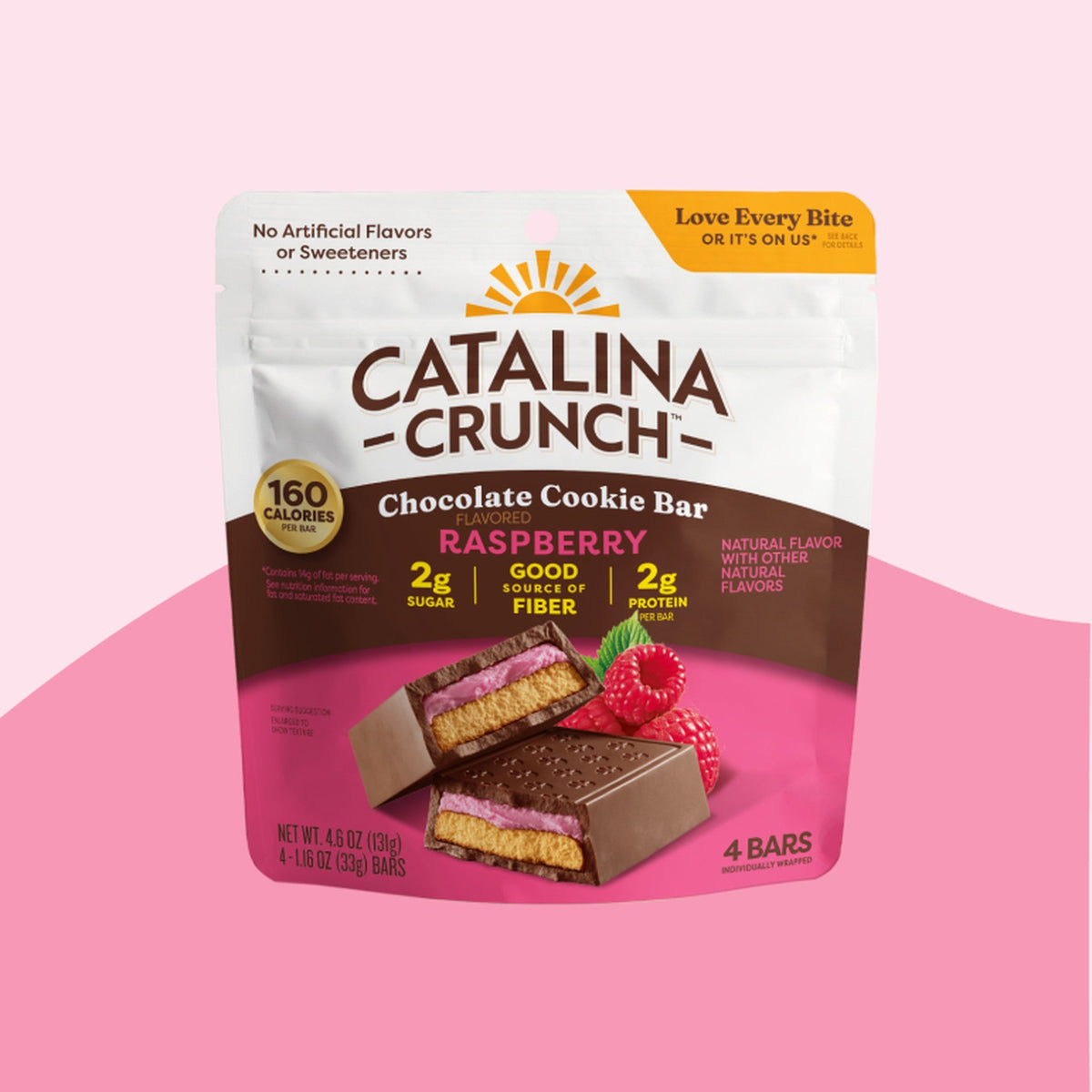 Catalina Crunch Galletas Sándwich Keto Chocolate Y Frambuesa