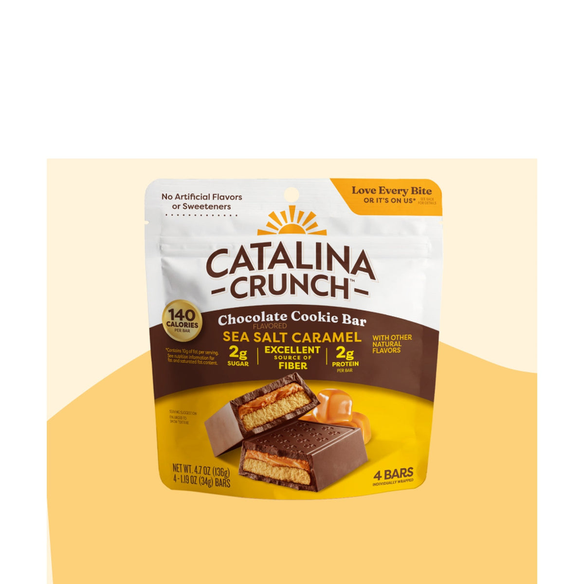 Catalina Crunch Galletas Sándwich Keto Chocolate Y Caramelo Salado