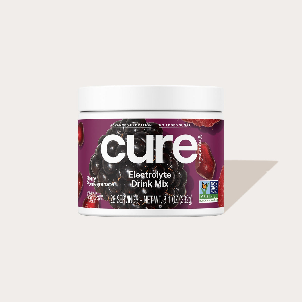 Cure Hydration Electrolitos en Polvo Frutos Rojos y Granada Bote Grande