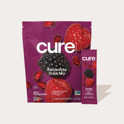 Cure Hydration Electrolitos en Polvo Frutos Rojos y Granada