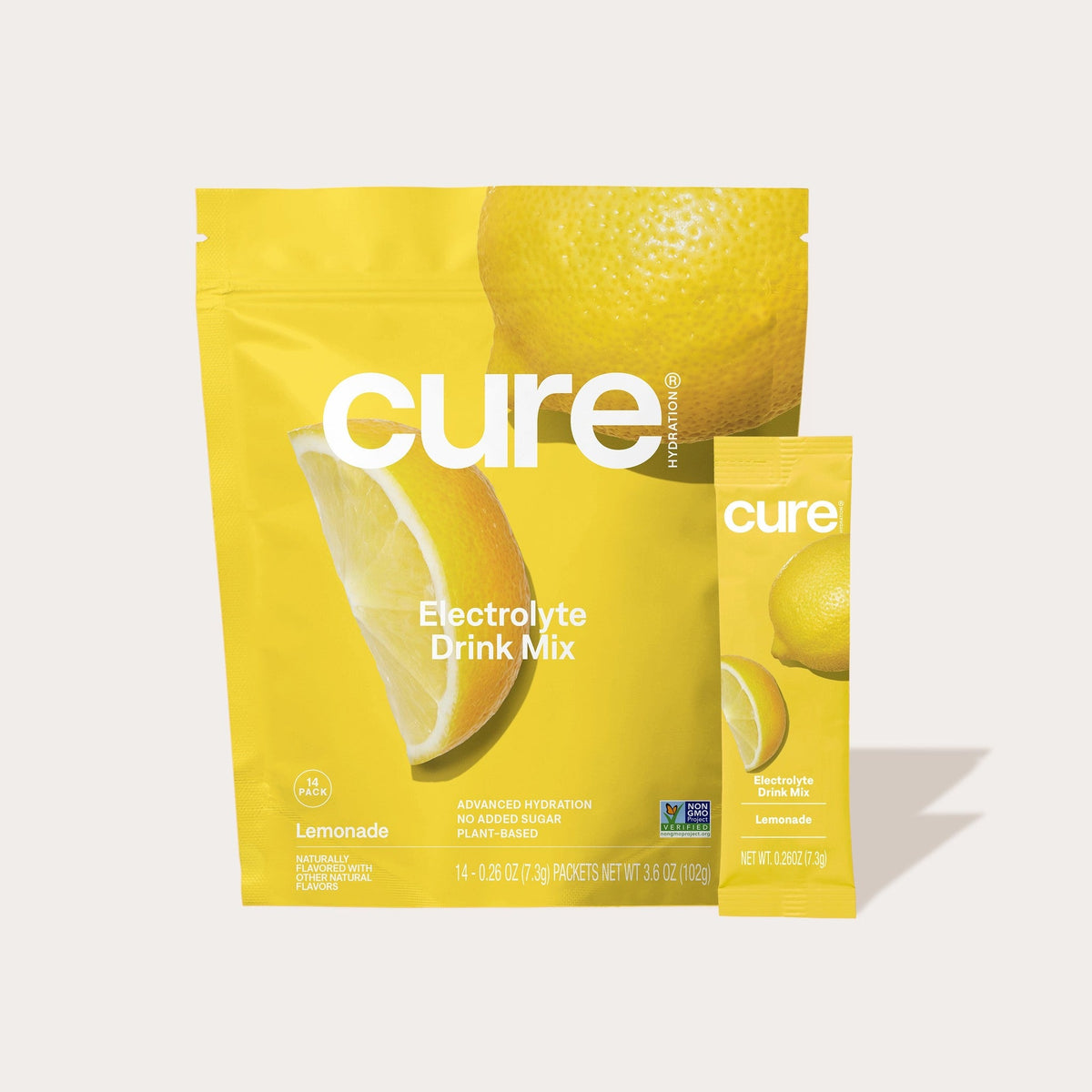 Cure Hydration Electrolitos en Polvo Limonada