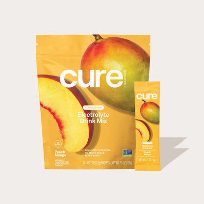 Cure Hydration Electrolitos en Polvo Durazno y Mango