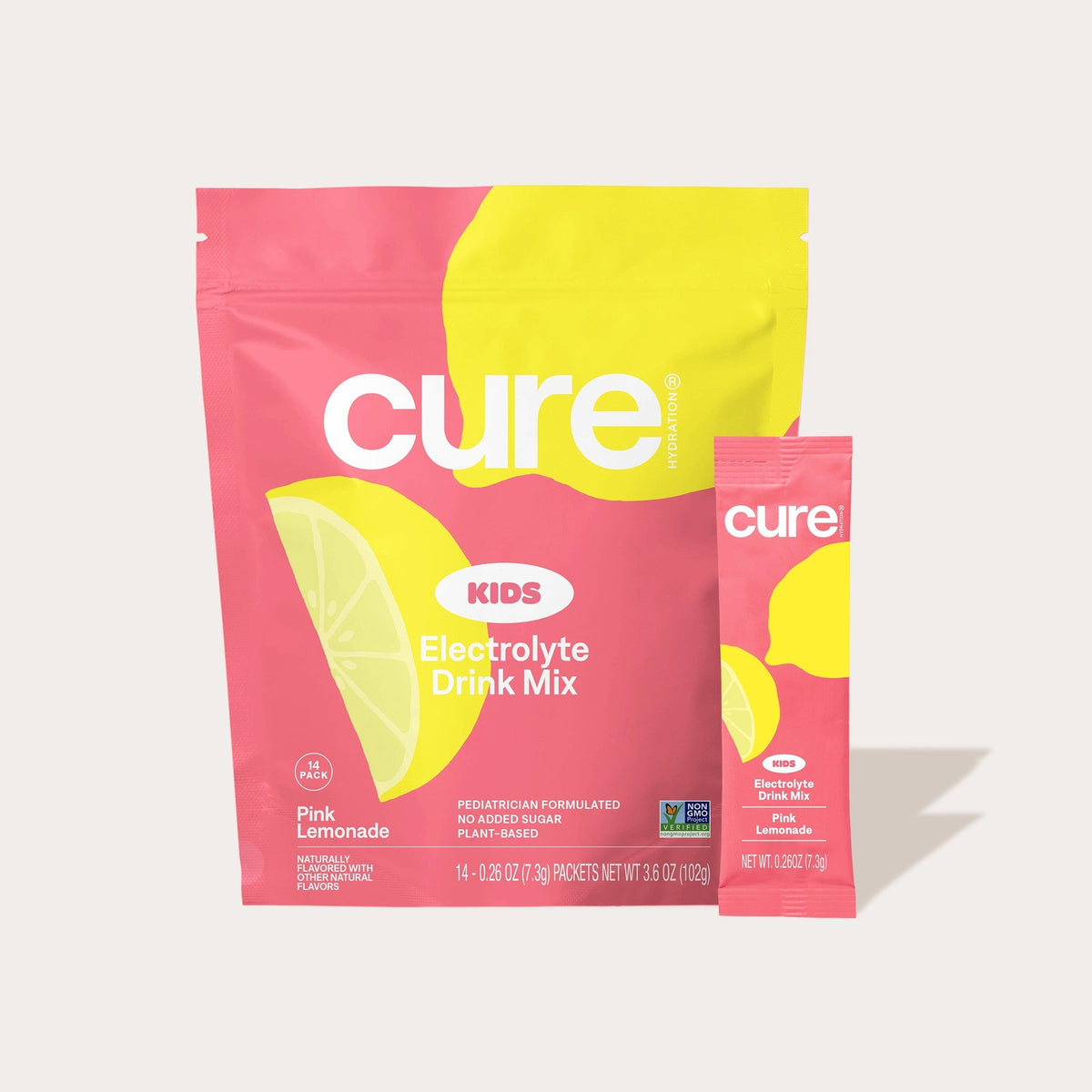 Cure Hydration Electrolitos en Polvo Limonada Rosa
