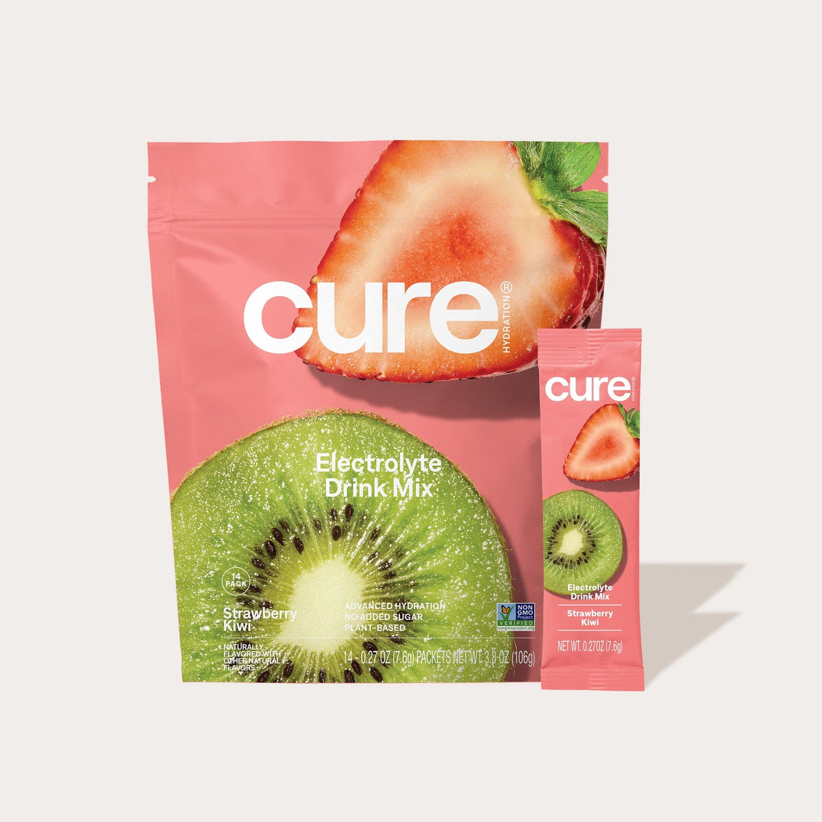 Cure Hydration Electrolitos en Polvo Fresa Kiwi