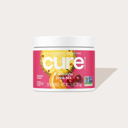 Cure Hydration Electrolitos en Polvo Ponche Tropical Bote Grande