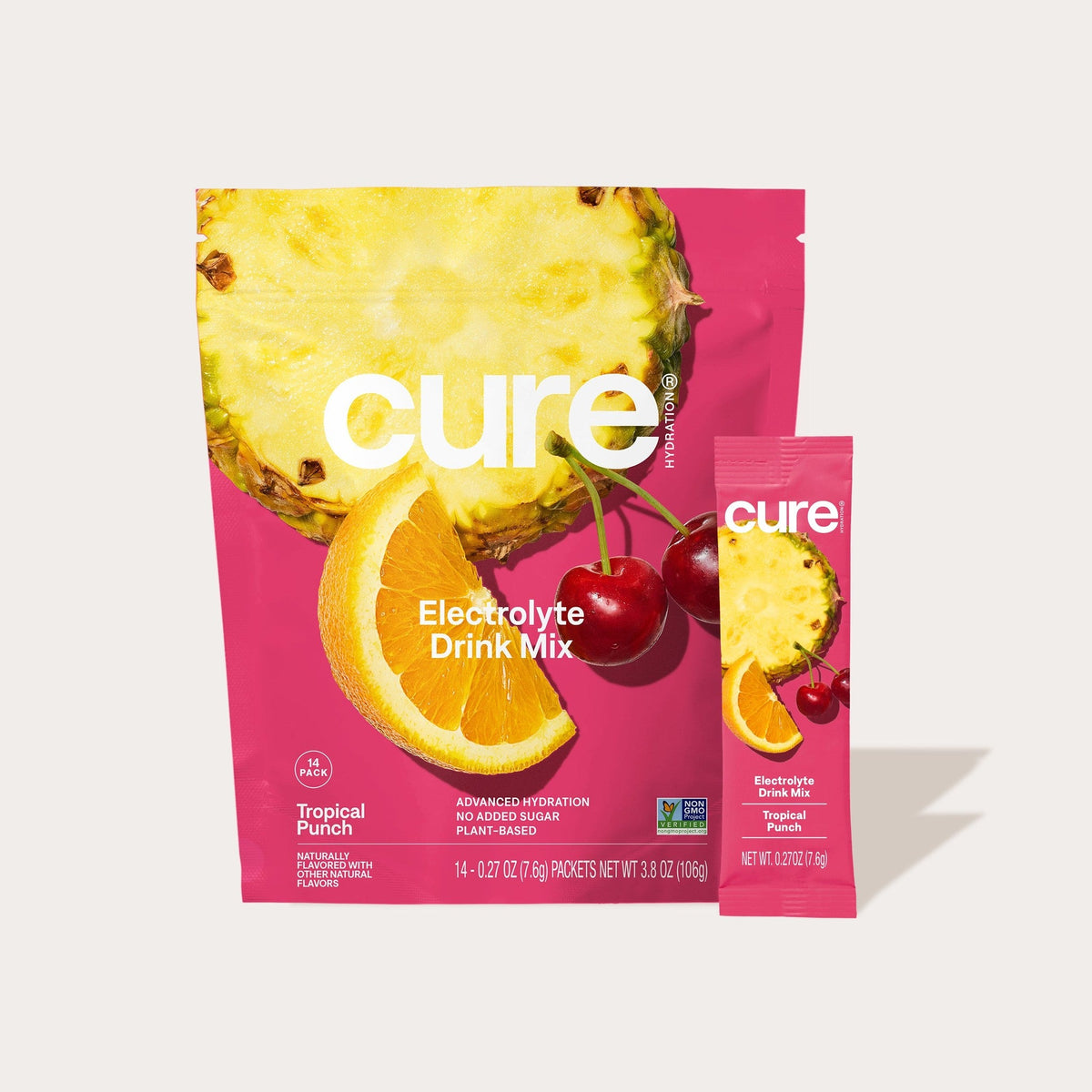 Cure Hydration Electrolitos en Polvo Ponche Tropical