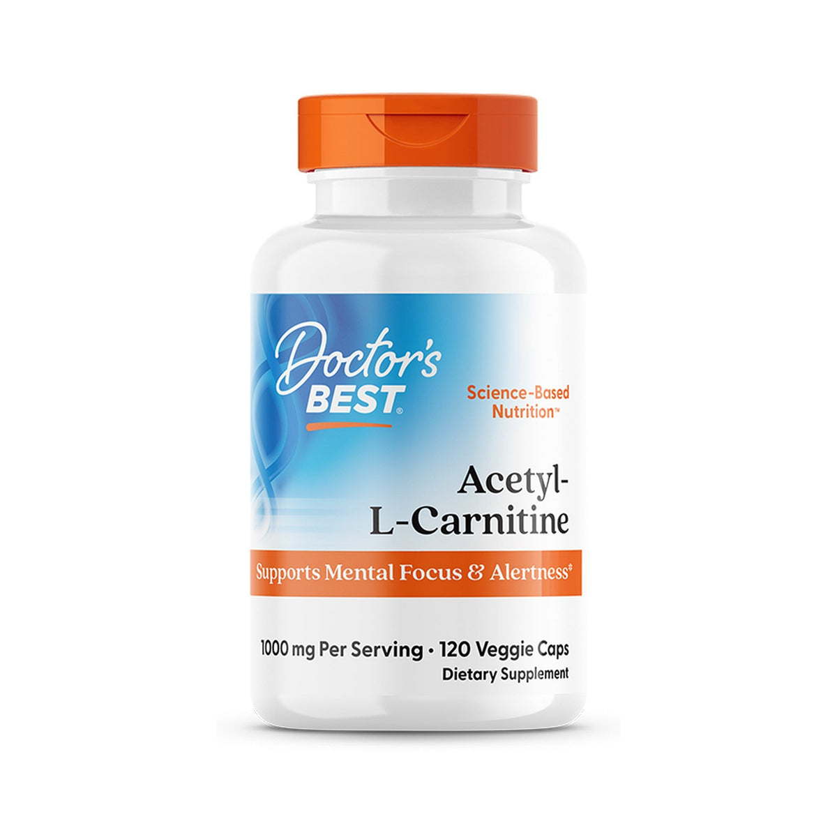 Doctor's Best Acetil L-Carnitina 1000 Mg 120 Cápsulas