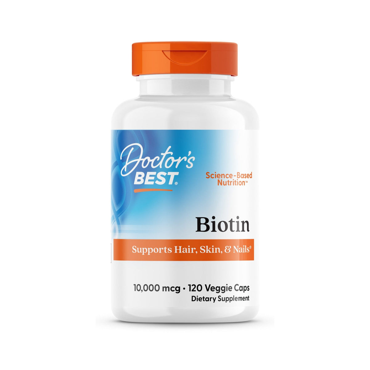 Doctor's Best Biotina 10,000 Mcg 120 Cápsulas