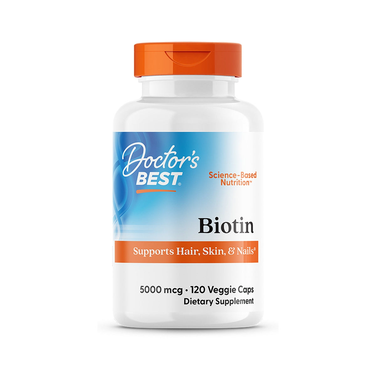 Doctor's Best Biotina 5,000 Mcg 120 Cápsulas