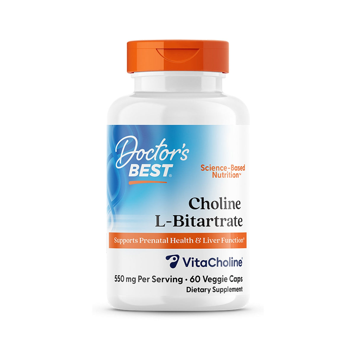 Doctor's Best Colina L-Bitartrato 550 Mg 60 Cápsulas