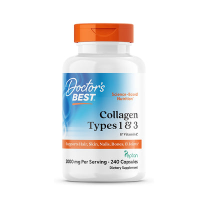 Doctor's Best Colágeno Tipo 1 Y 3 Con Vitamina C