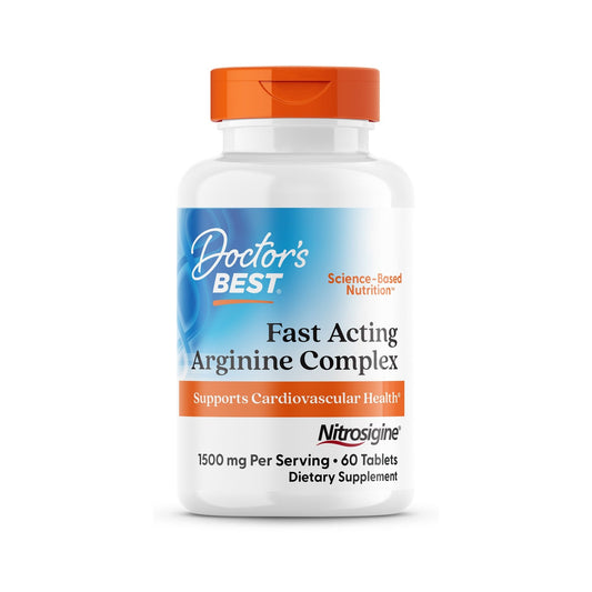 Doctor's Best Complejo De Arginina 1500 Mg 60 Tabletas