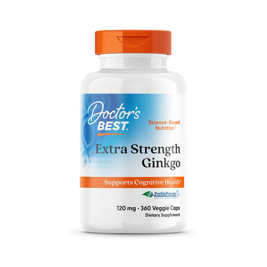 Doctor's Best Ginkgo Extra Fuerte 120 Mg 360 Cápsulas