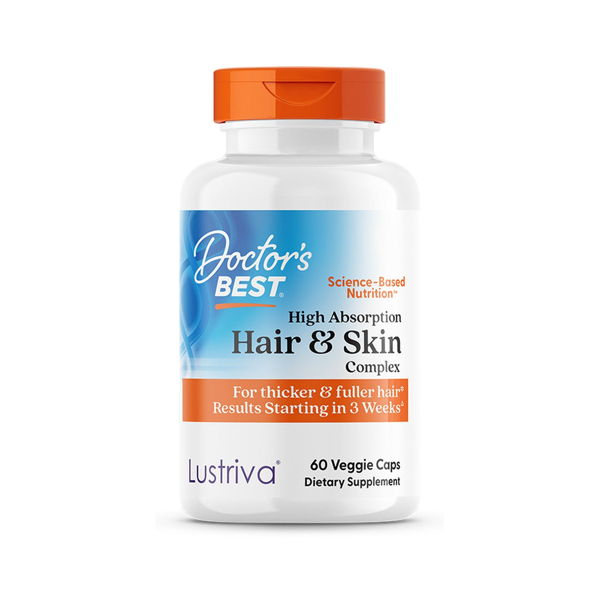 Doctor's Best Complejo Para Cabello Y Piel Alta Absorción 60 Cápsulas