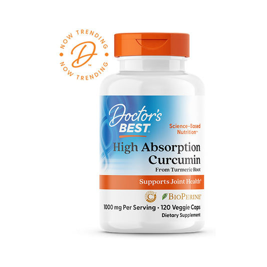 Doctor's Best Curcumina Alta Absorción 1,000 Mg 120 Cápsulas