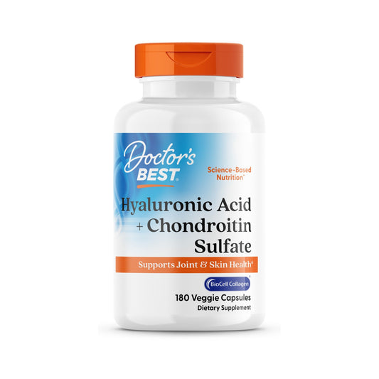 Doctor's Best Ácido Hialurónico Con Sulfato De Condroitina 180 Cápsulas