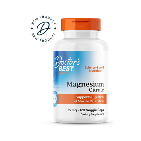 Doctor's Best Citrato De Magnesio 125 Mg 120 Cápsulas