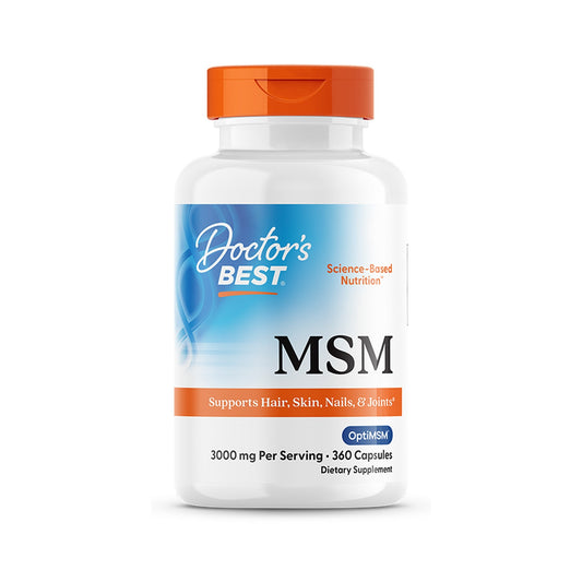 Doctor's Best MSM OptiMSM 3,000 Mg 360 Cápsulas
