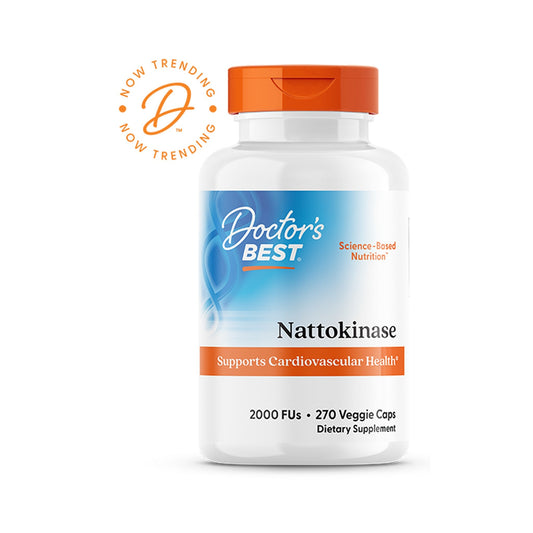Doctor's Best Nattokinasa 2,000 FU 270 Cápsulas