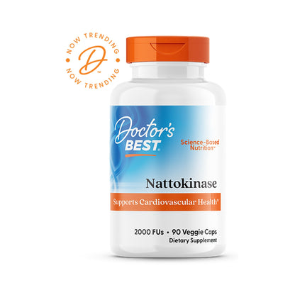 Doctor's Best Nattokinasa 2,000 FU 90 Cápsulas