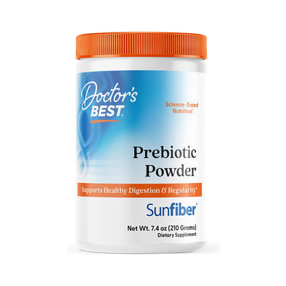 Doctor's Best Fibra Prebiótica En Polvo Sunfiber Sin Sabor 210 g
