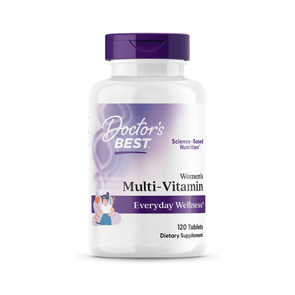 Doctor's Best Multivitamínico Para Mujer 120 Tabletas