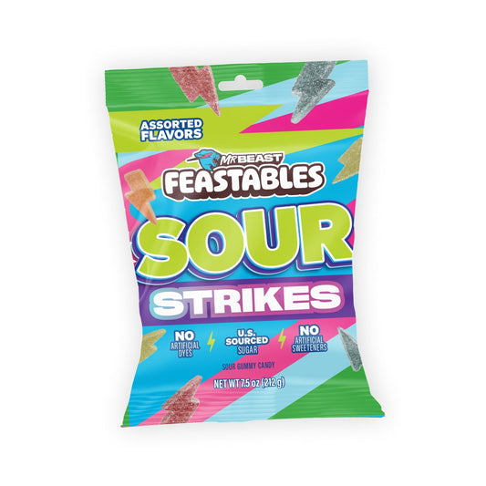 Feastables Gomitas Ácidas Sour Strikes Surtidas