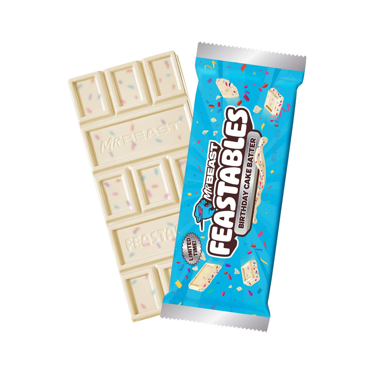 Feastables Mr Beast Chocolate Pastel De Cumpleaños